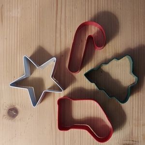 Christmas cookie cutters Set of 4